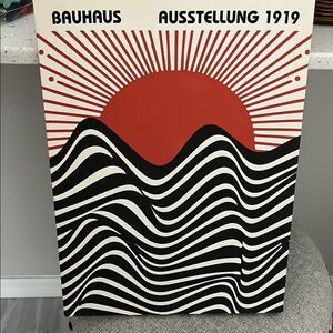 Bauhaus Ausstellung 1919 Art Print Sunrise Framed Print